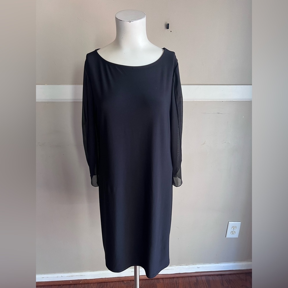 Cato Classic Black Long Sleeve Dress